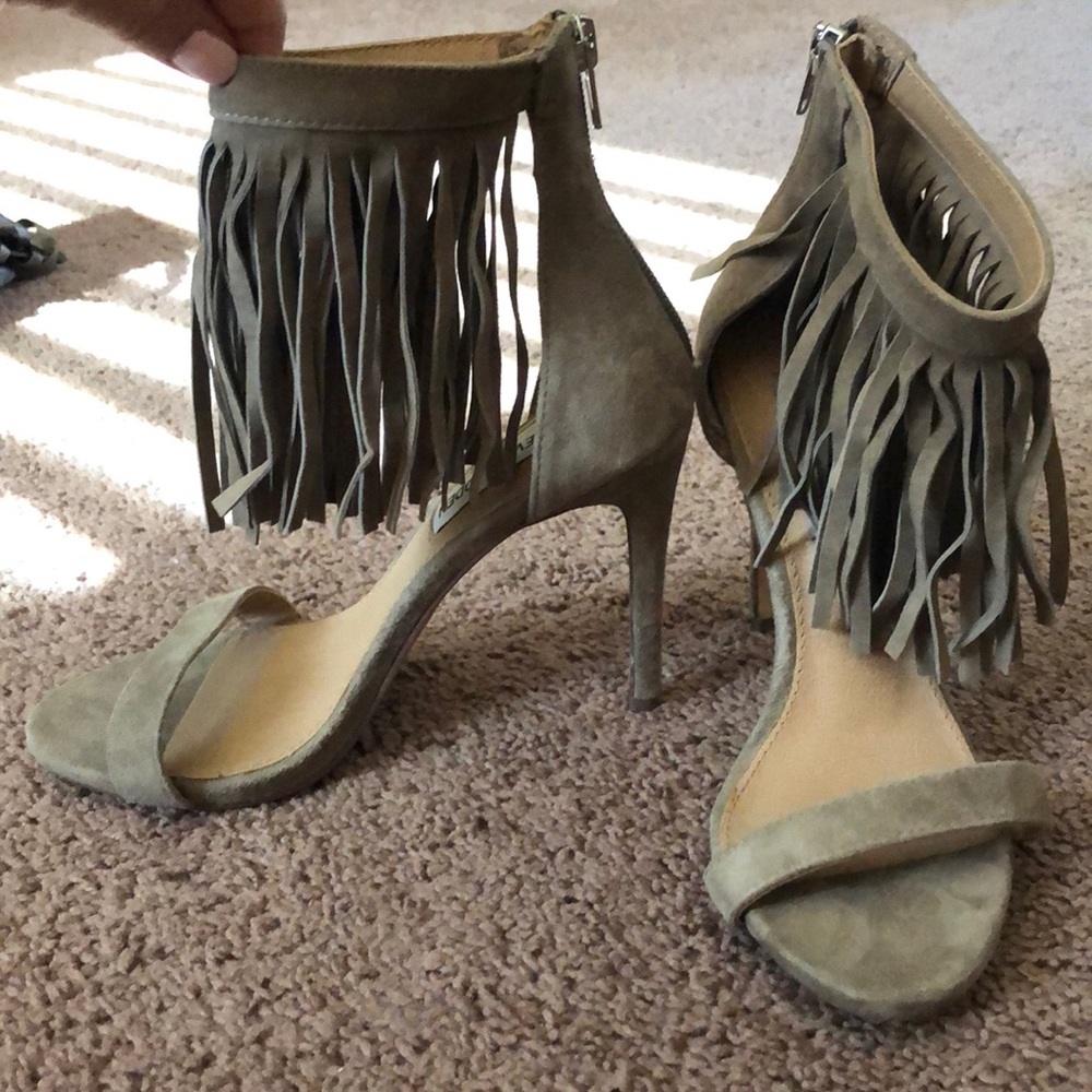 Suede Steve Madden heels